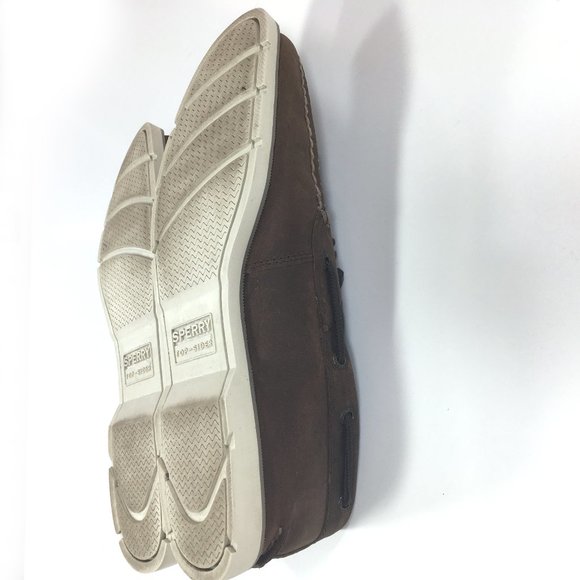 Sperry Top Sider Original 2-Eye Boat Shoes Mens Sz 10.5M Brown Leather STS22023 main image 5